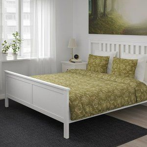 IKEA Junimagnolia Duvet Full Queen w/pillowcases. New Sealed package. Beautiful!